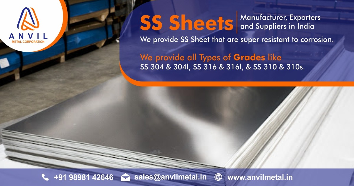 SS Sheets Stockists & Suppliers in Ahmedabad, Gujarat & India