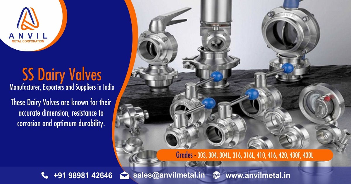 SS Dairy Valves Manufacturer in Ahmedabad