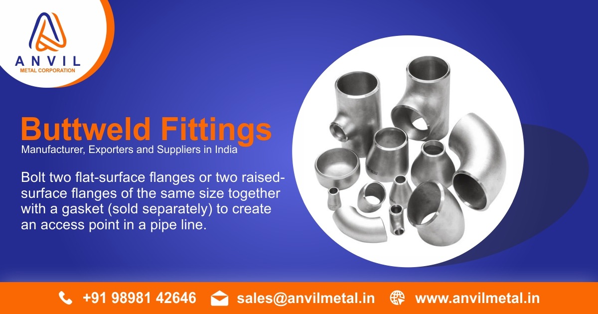 Buttweld Fittings Manufacturer & Suppliers in Ahmedabad, India