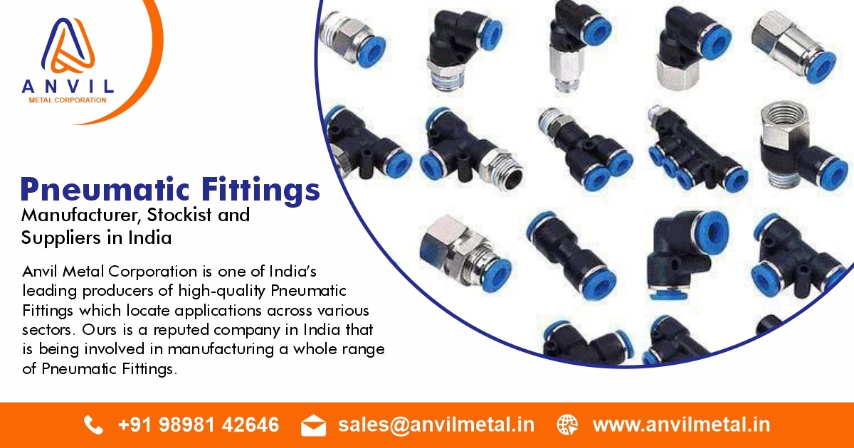 Pneumatic Fittings Stockists & Suppliers in Ahmedabad, India