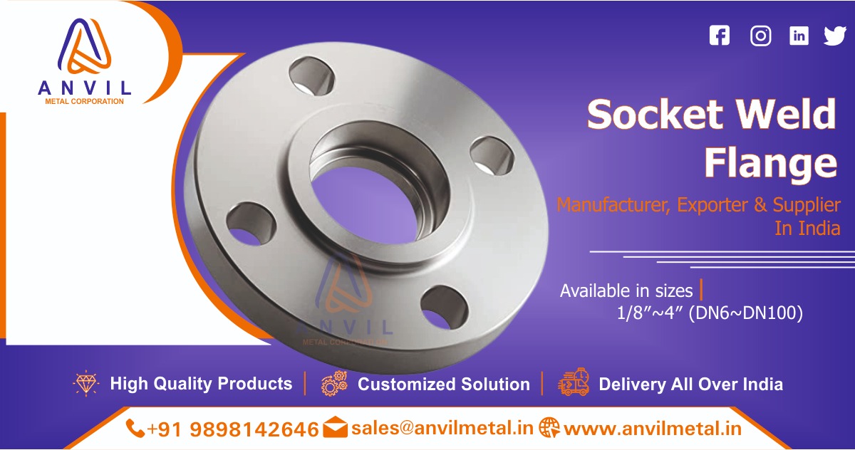Socket Weld Flanges Manufacturer, Exporters & Suppliers in India