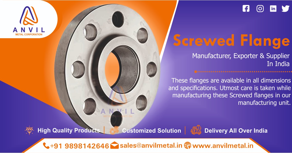 Screwed Flange Manufacturer, Exporters & Suppliers in India