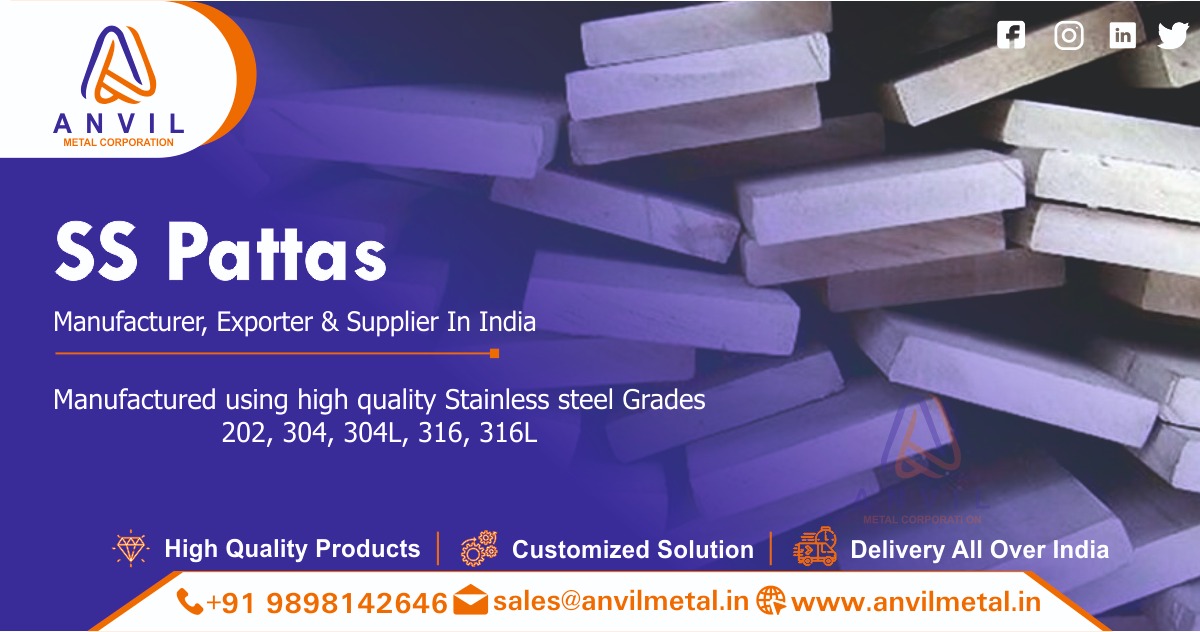 SS Pattas Manufacturer, Exporters & Suppliers in India