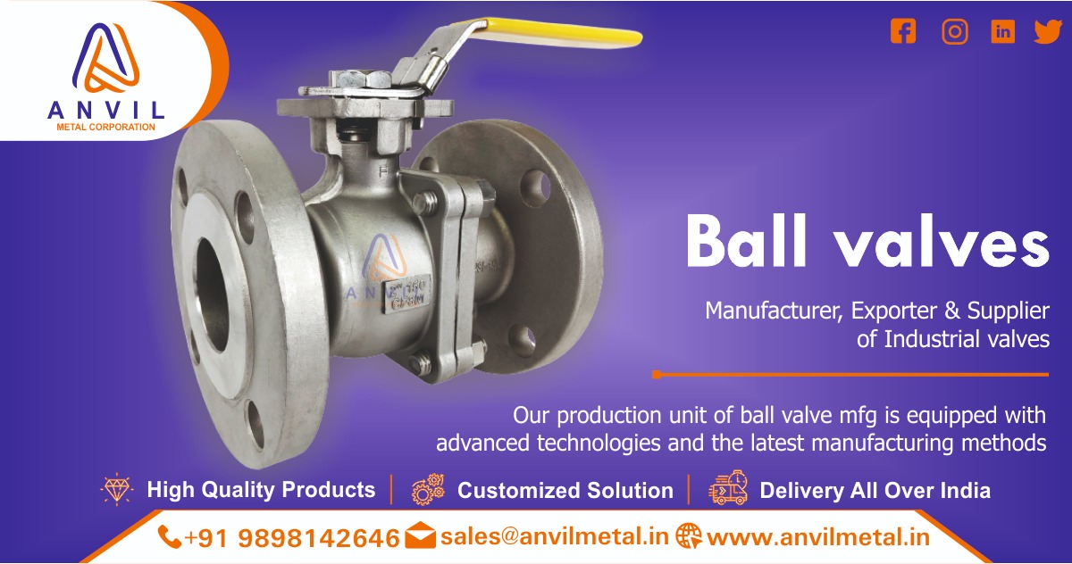 Ball Valves Manufacturer & Suppliers in India
