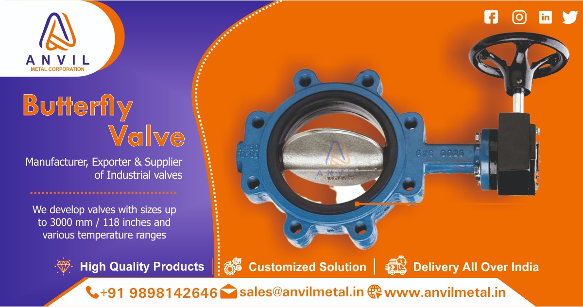 Butterfly Valve Manufacturer, Exporters & Suppliers in India
