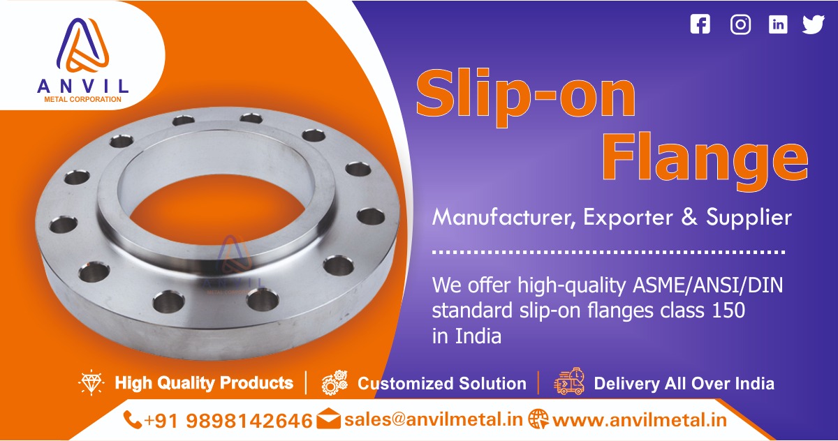 Slip-on Flange Manufacturer, Exporters & Suppliers in India