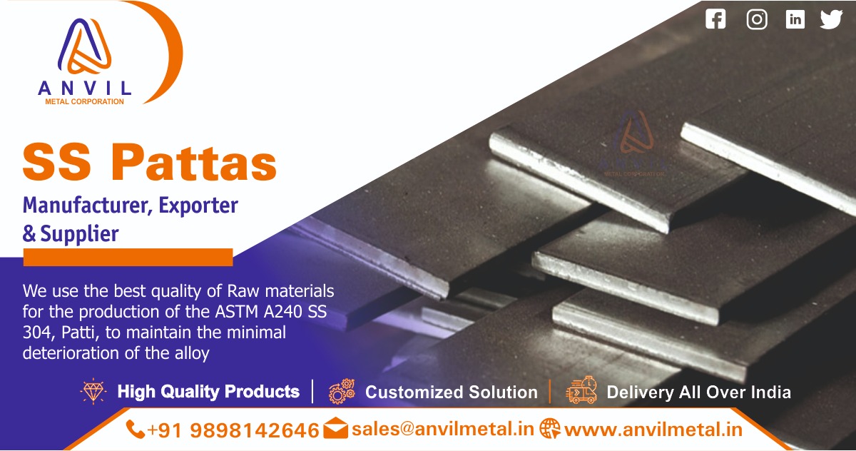 Stainless Steel Pattas Supplier in India