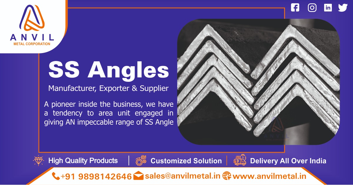 SS Angles Manufacturer in India