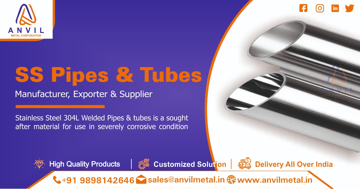SS Pipes & Tubes Stockiest in India