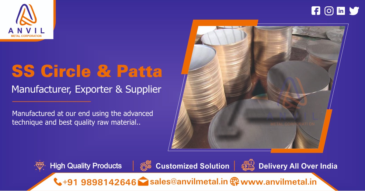 SS Circle & Patta Supplier in Ahmedabad, Gujarat, India