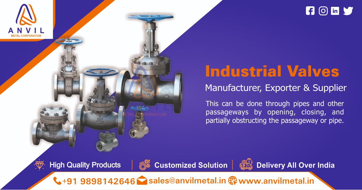 Industrial Valves Supplier in Ahmedabad, Gujarat, India