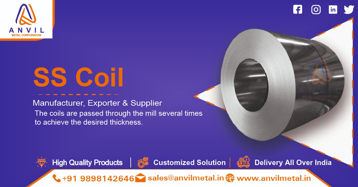 SS Coils Supplier in Ahmedabad, Gujarat, India