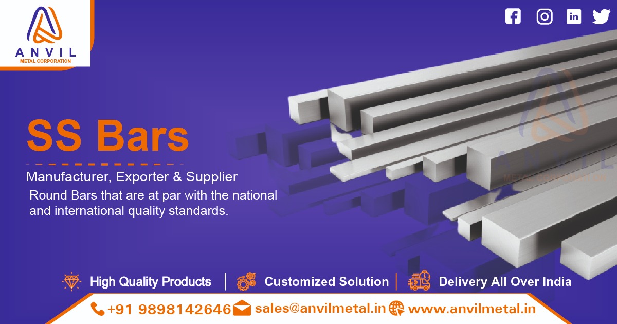 SS Bars Supplier in Ahmedabad, Gujarat, India