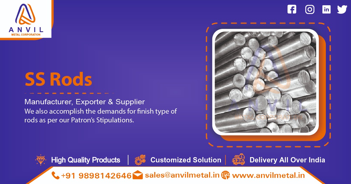 SS Rods Supplier in Ahmedabad, Gujarat, India