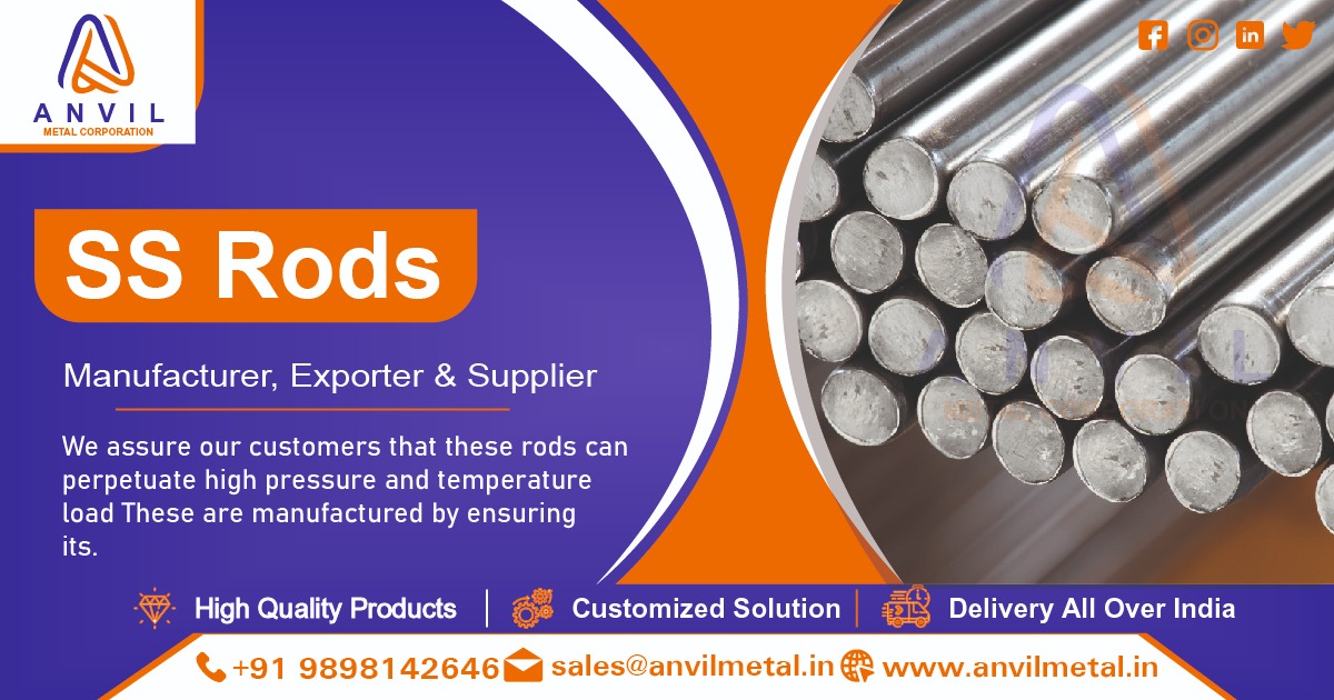 SS Rods Supplier in Ahmedabad, Gujarat, India