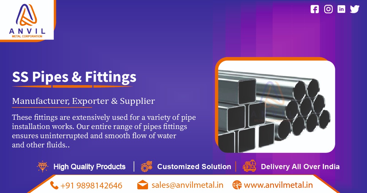 SS Pipe Fittings Suppliers in India