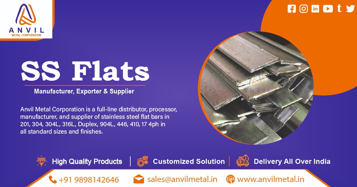 SS Flats Supplier in Ahmedabad, Gujarat, India