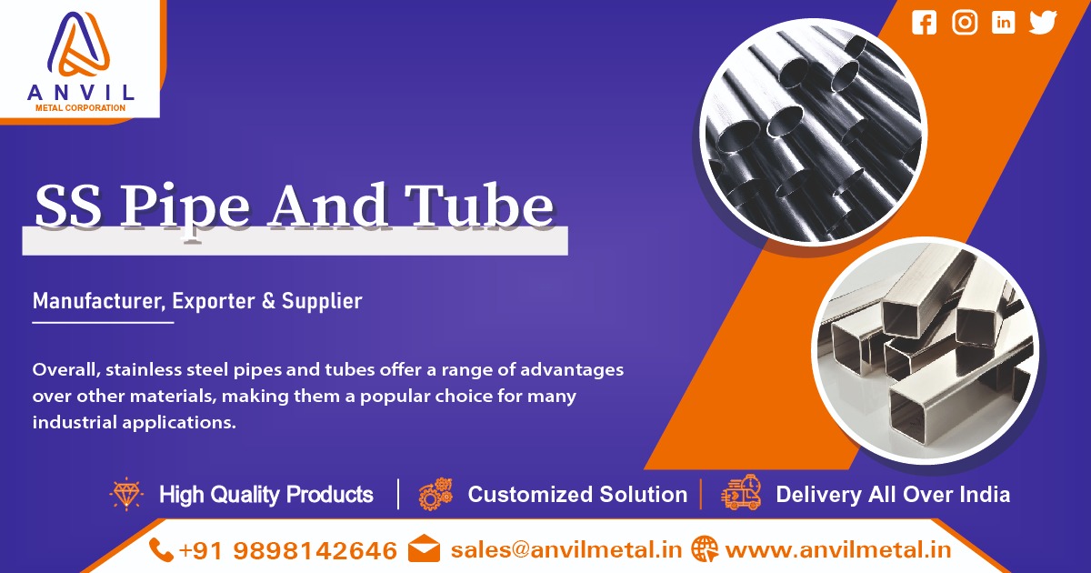 SS Pipes & Tubes Supplier in Ahmedabad, Gujarat, India