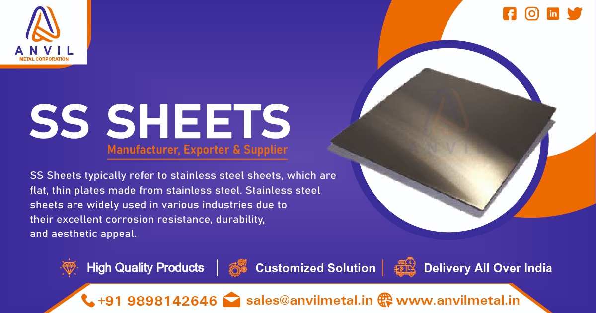 Supplier of SS Sheets in India