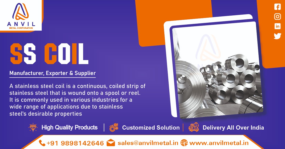 Suppliers of SS Coils in India