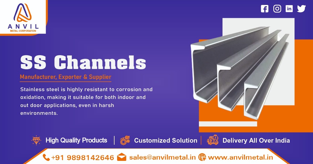 Supplier of Stainless Steel Channels in India