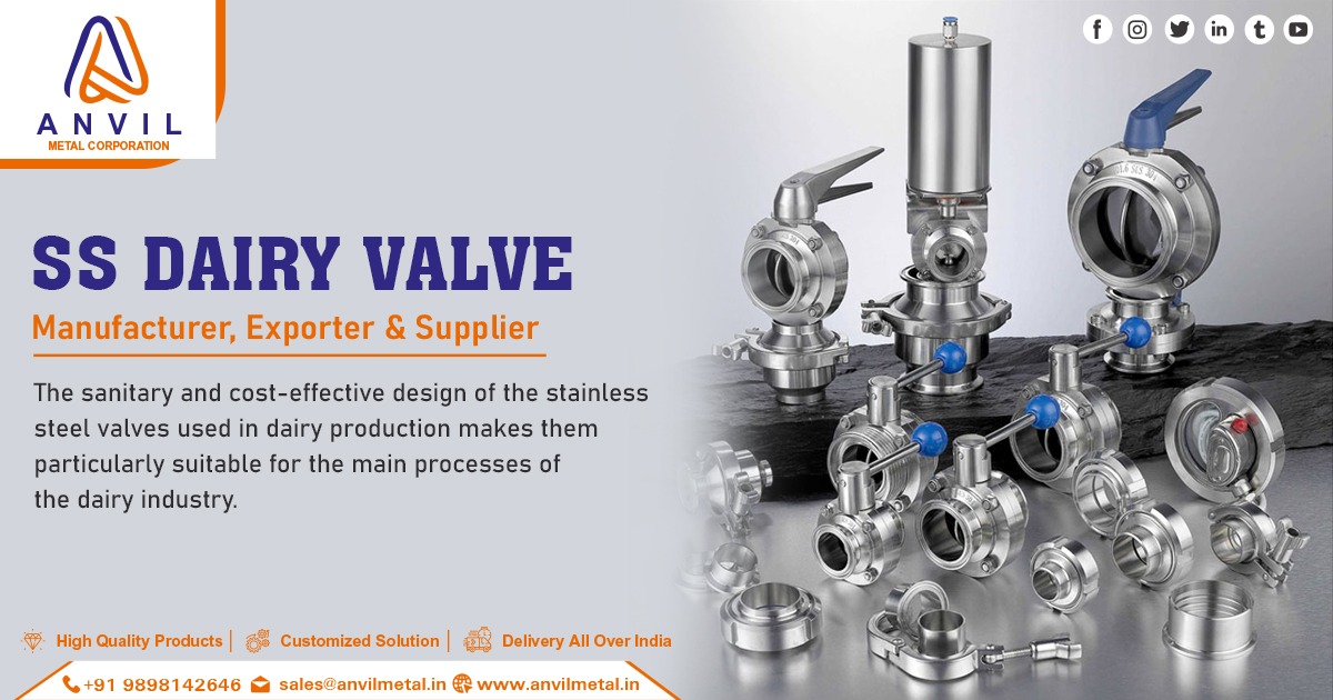 Supplier of Dairy Valves in India