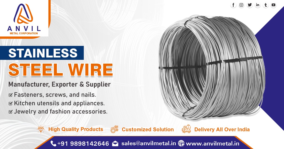 SS Wires Supplier in India - Anvil Metal