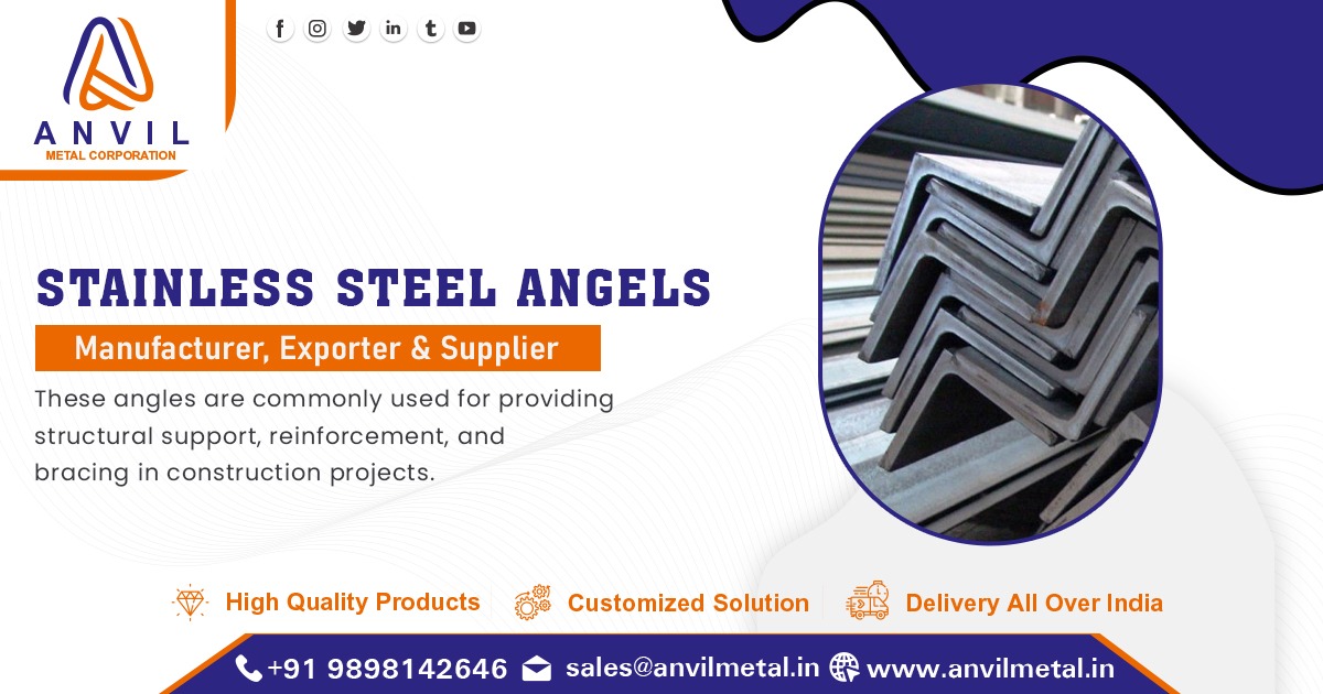 SS Angles Supplier – Anvil Metal