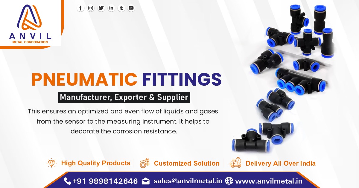 Top Supplier of Pneumatic Fittings in India