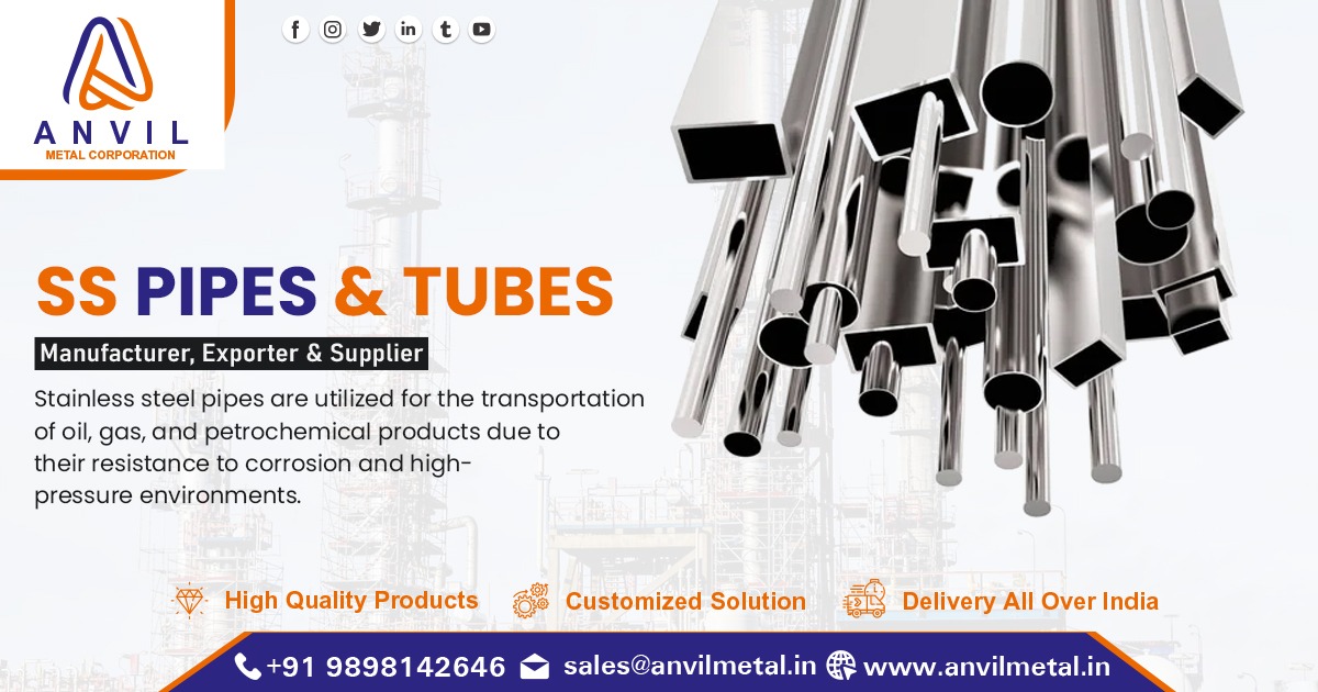 Best Supplier of SS Pipes and Tubes in India