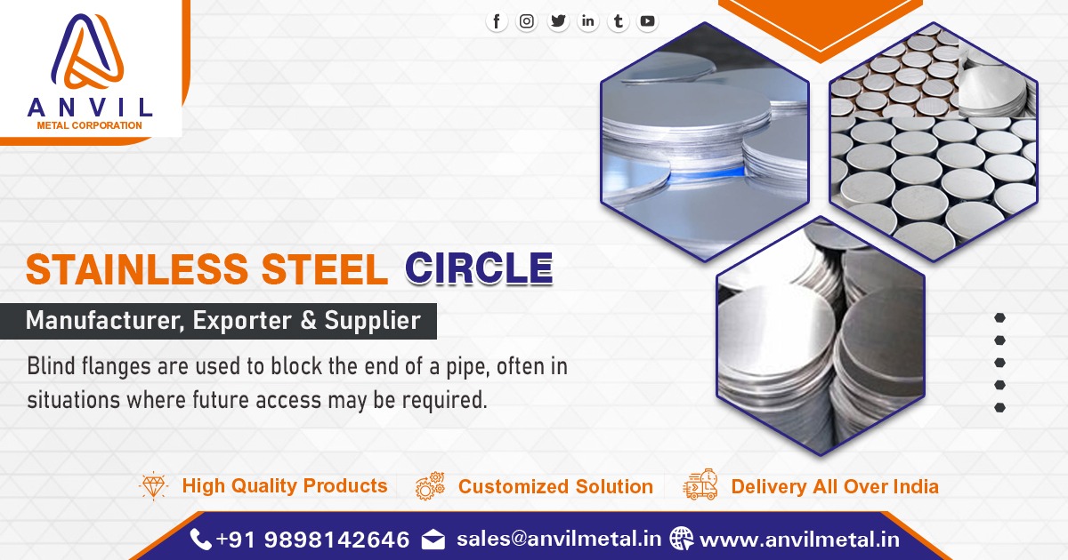 Supplier and Stockiest of SS Circles In India