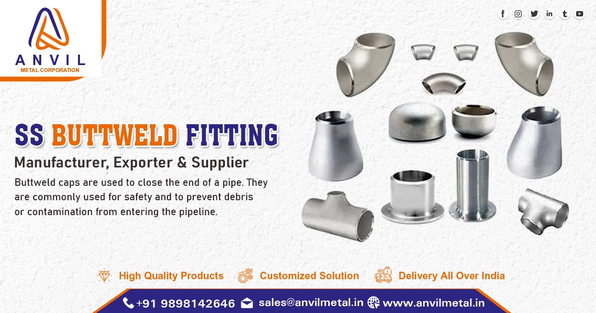 SS Buttweld Fittings Supplier in Rajasthan