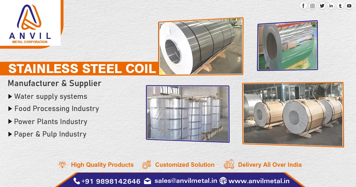 Stainless Steel Coils Supplier in Gujarat