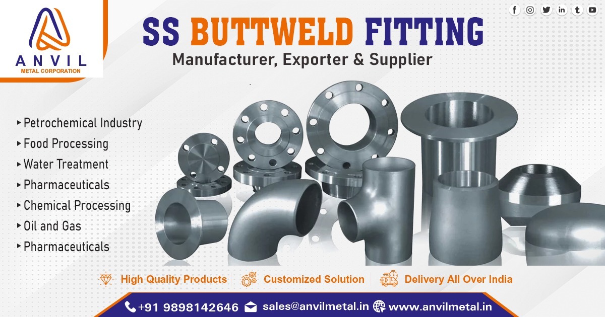 Supplier of SS Buttweld Fittings in Tamil Nadu