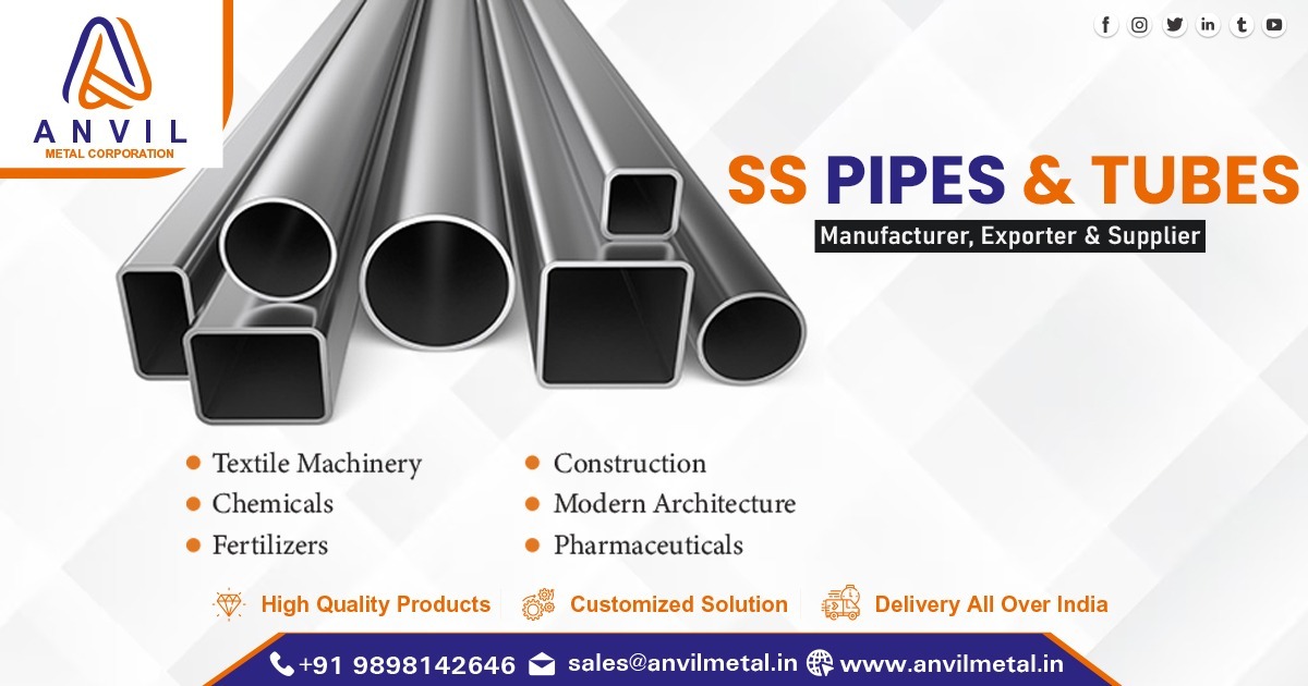 Supplier of Stainless Steel Pipe and Tubes in Gujarat