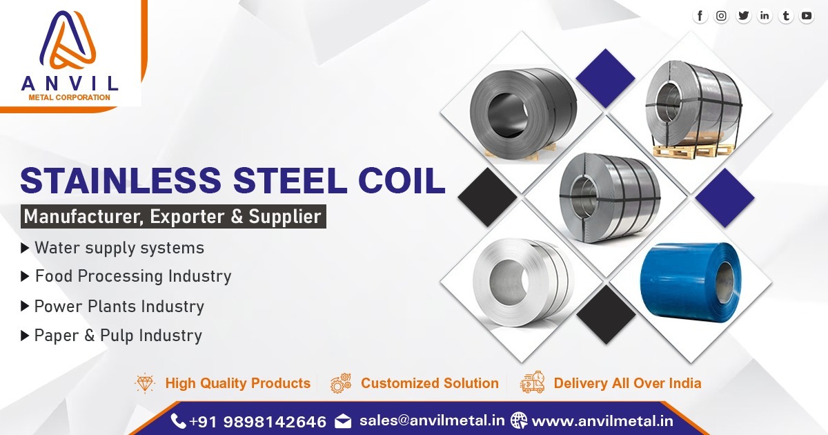 Supplier of Stainless Steel Coils in Chhattisgarh