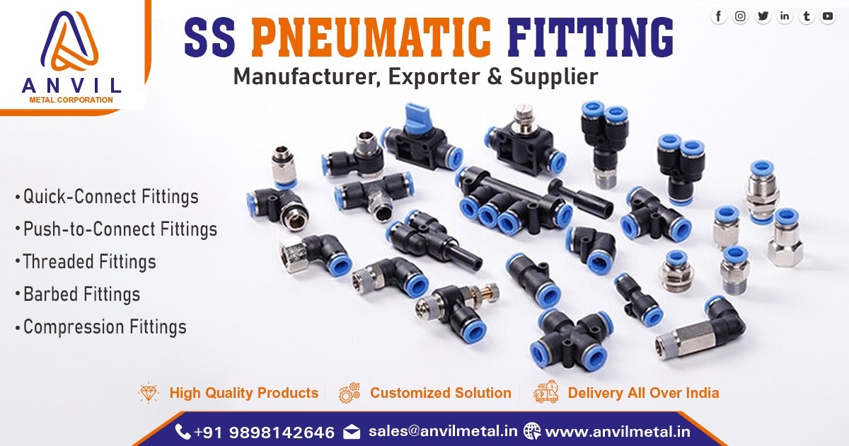SS Pneumatic Fittings Suppliers in Madhya Pradesh