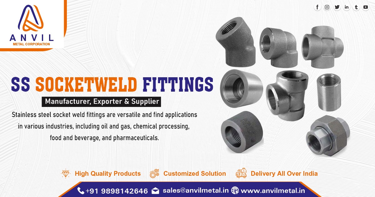 Supplier of SS Socket Weld Fittings in Thane