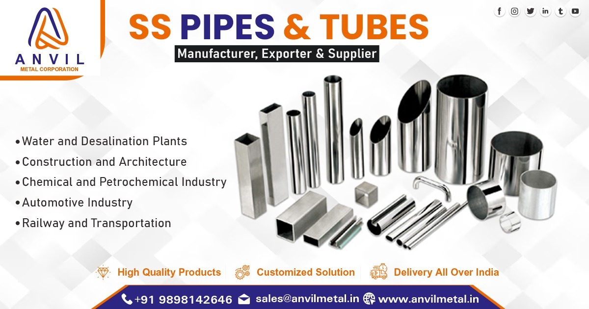 Supplier of Stainless Steel Pipe and Tubes in Telangana