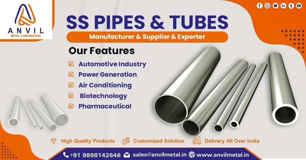 Supplier of SS Pipes and Tubes in Uttar Pradesh