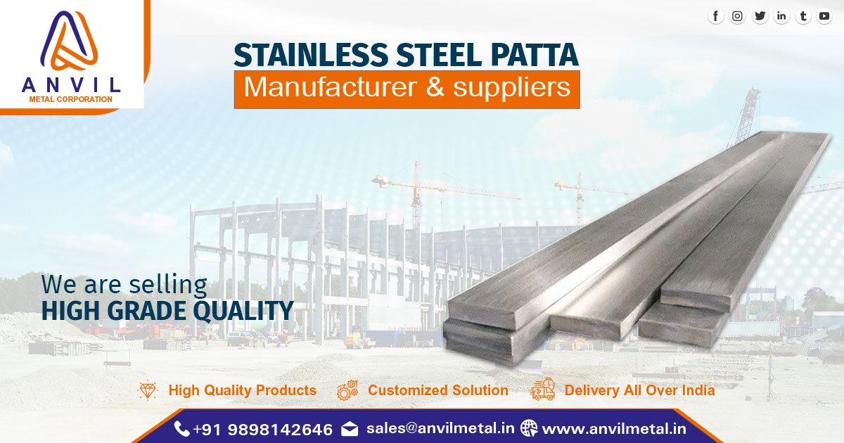 Stainless Steel Patta Supplier in Bihar