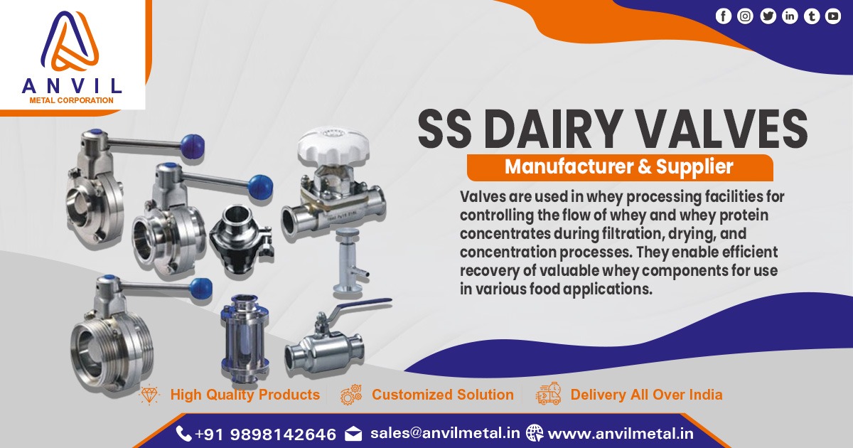SS Dairy Valves Supplier in Chhattisgarh