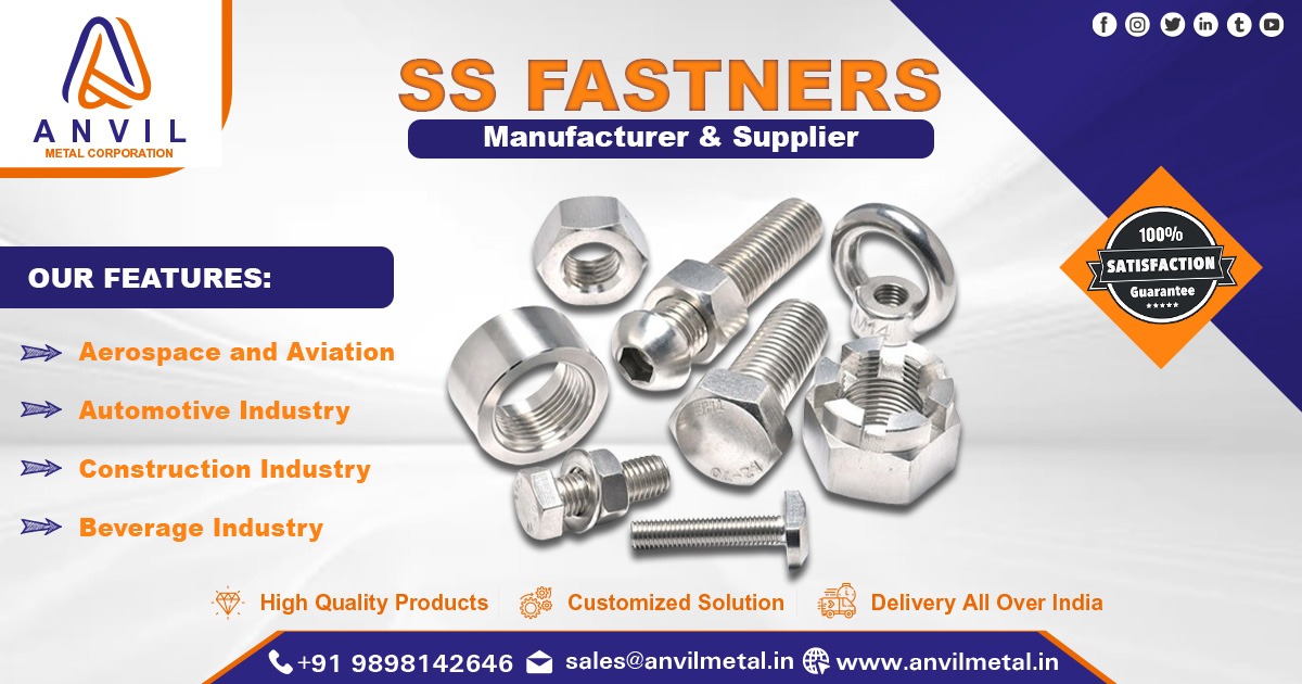 Supplier of Stainless Steel Fasteners in Telangana