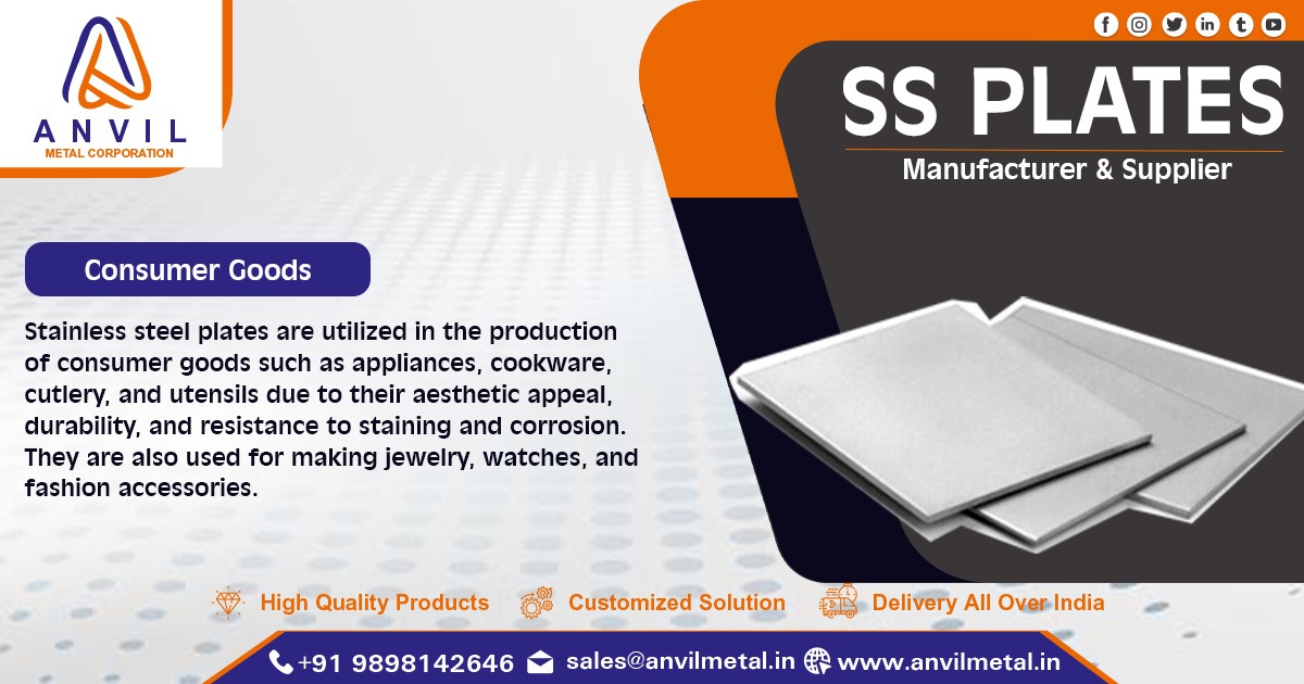 Supplier of Stainless Steel Plates in Karnataka