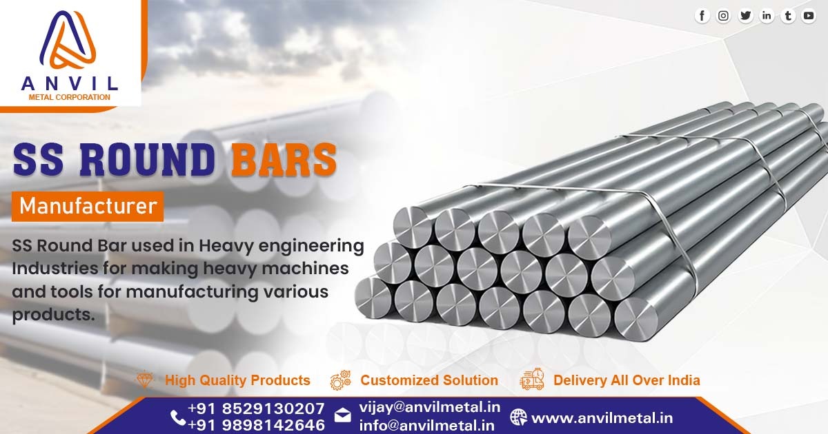 Supplier of Stainless Steel Round Bar in Gujarat