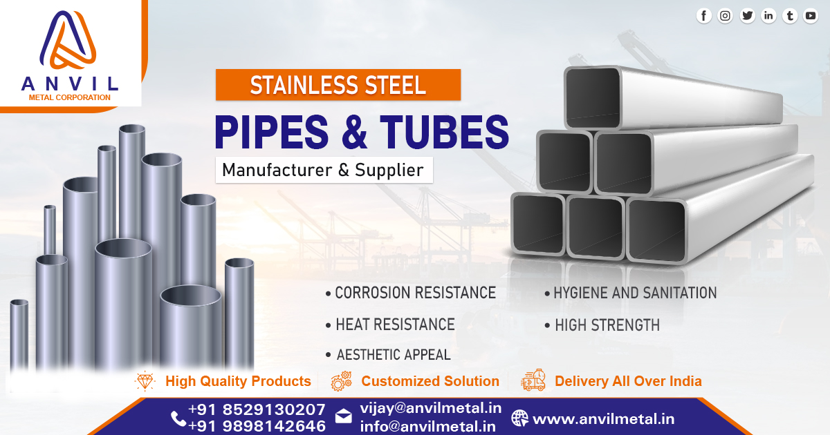 Supplier of SS Pipes and Tubes in Gujarat