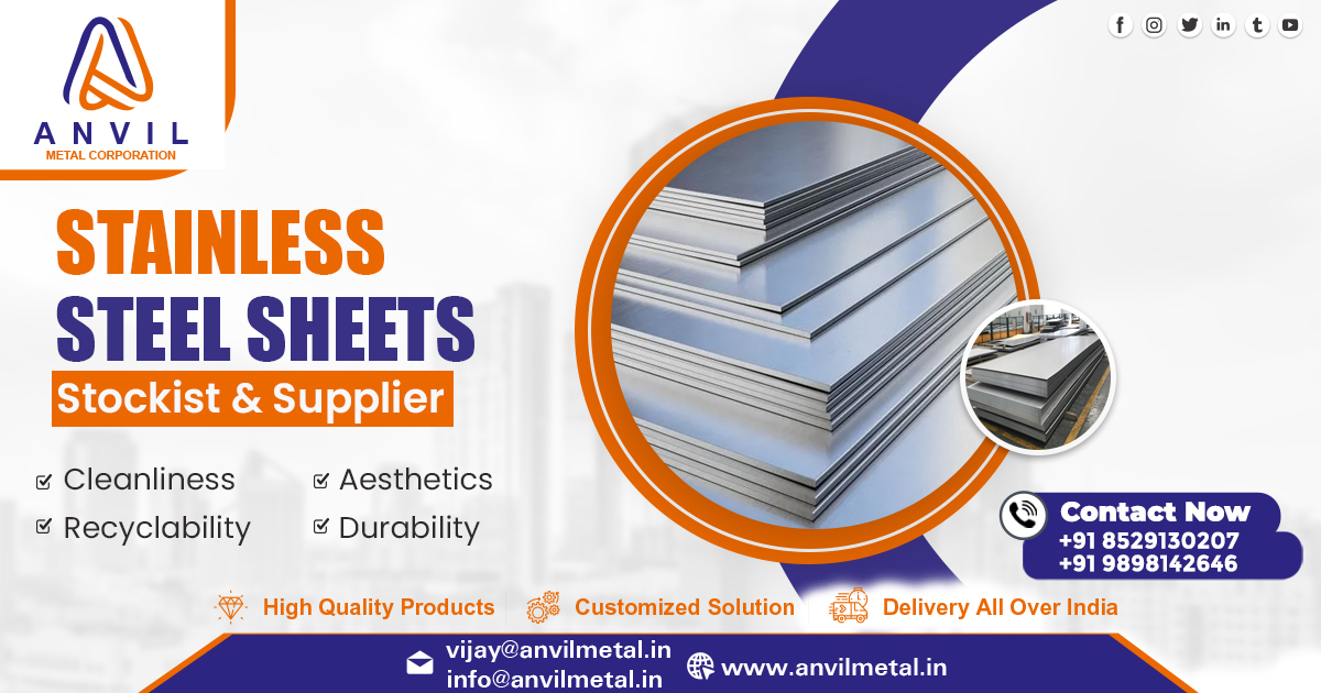 Supplier of Stainless Steel Sheets in Punjab