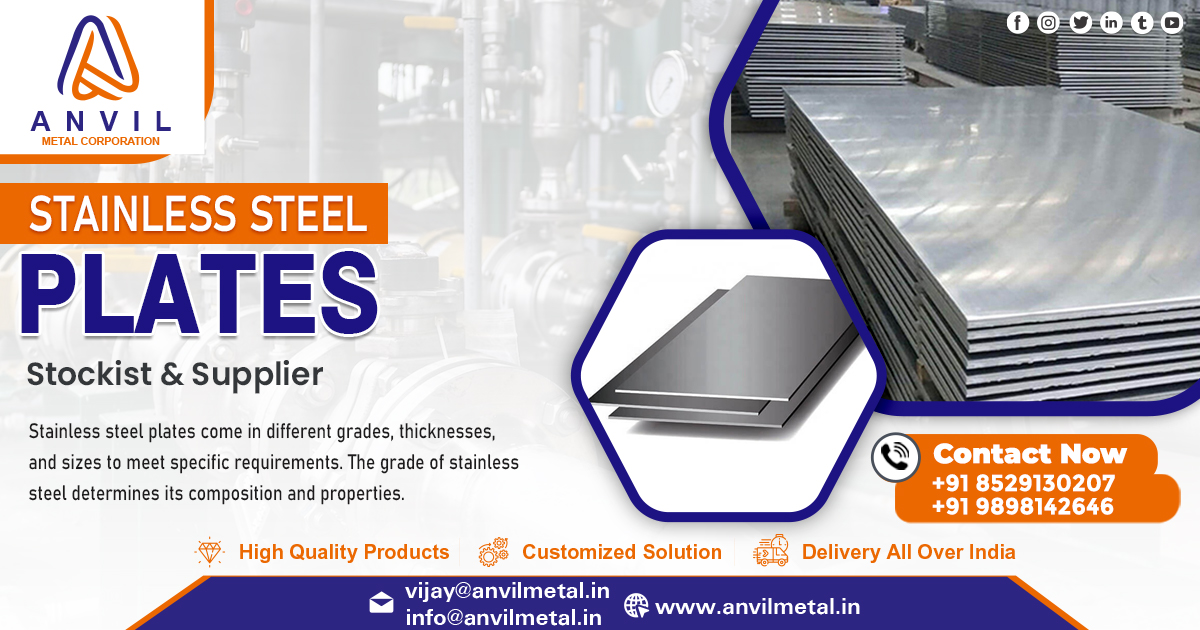 Supplier of Stainless Steel Plates in Mumbai