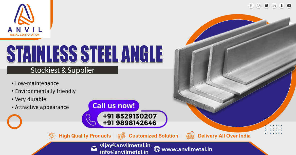 Supplier of SS Angles in Rajasthan