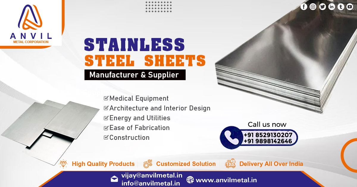 Stainless Steel Sheets Supplier in Gujarat